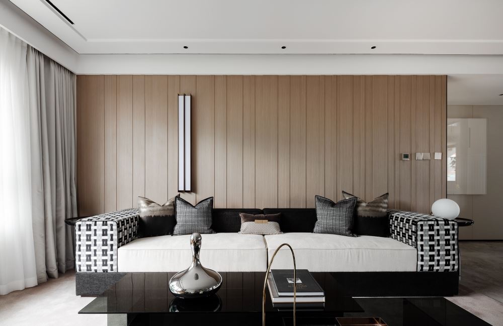 南昌室内装修星河雅居115平米三居-现代简约风格室内设计家装案例