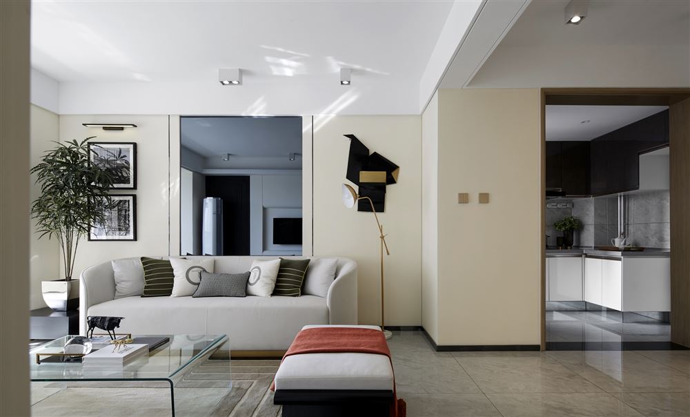 南昌装修设计世纪花源168平方米四居-现代简约风格室内家装案例效果图
